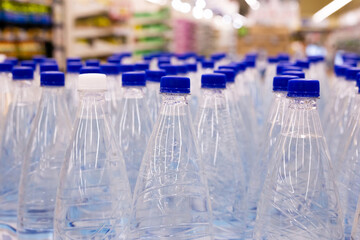 water bottles in a row for sale