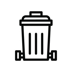 bin icon illustration vector graphic