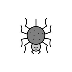 spider line icon. Element of jungle for mobile concept and web apps illustration. Thin line