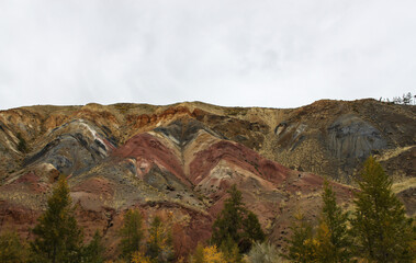 High mountains Mars 2, the main attraction of Altai, Siberia, Russia