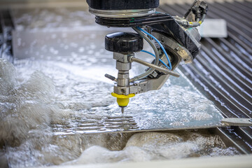CNC water jet cutting machine