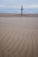 Series of Cross on the Beach