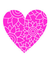 heart with pattern