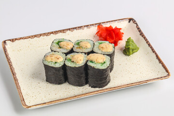 Japanese Sushi maki with chukka