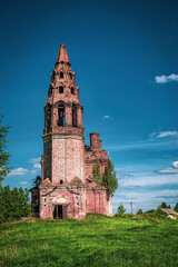 the bell tower of an old church