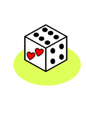 illustration of dice