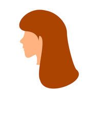 young girl profile