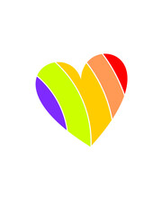 colorful heart