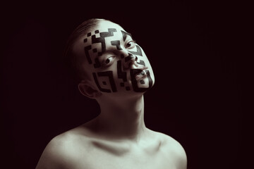 body art and QR codes