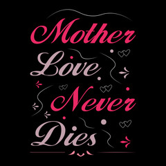 Motherday's T-shirt design template