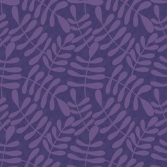 Floral seamless leaves branches pattern for fabrics and packaging and gifts and linens and kids and wrapping paper