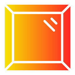 picture frame gradient icon