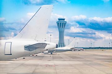 Beijing Daxing Airport apron sky