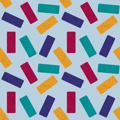 Kids seamless geometric pattern for fabrics and textiles and packaging and gifts and wrapping paper