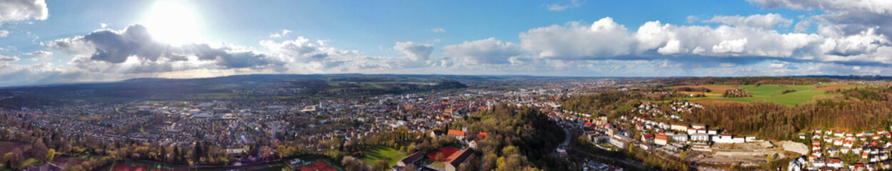 Ravensburg, Deutschland: Panorama der Stadt
