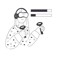 virtual reality game
