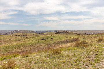 Guberlinsky mountains, Orenburg region, Southern Urals, Russia.