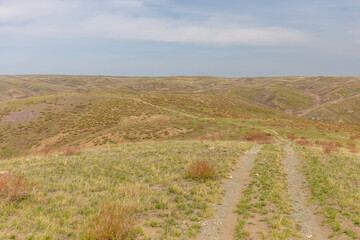 Guberlinsky mountains, Orenburg region, Southern Urals, Russia.