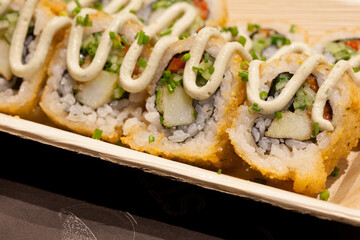 Gourmet deep fried sushi - Tempura sushi