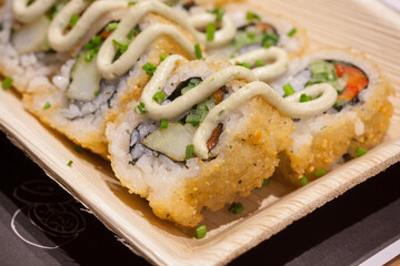 Gourmet deep fried sushi - Tempura sushi