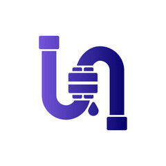Obraz premium Leaking water Icon