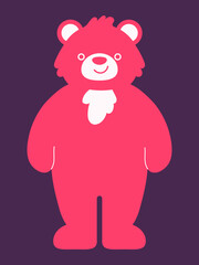 Pink bear