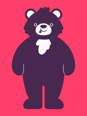 Violet bear