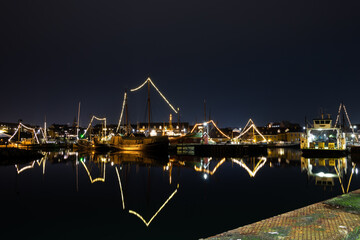 Harbour at night 