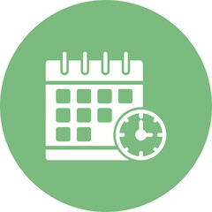 Fototapeta premium Deadline Icon