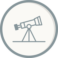 Obraz premium Telescope Icon