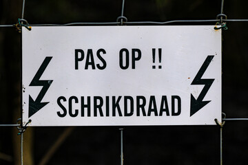 Schrikdraad || electric fence
