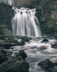 Lynn glen waterfall, Ayrshire