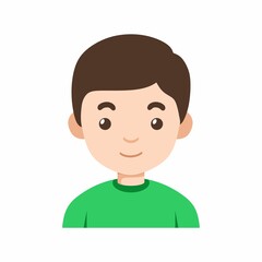 male avatar profile vector illustration