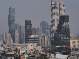 Obraz premium city skyline at night