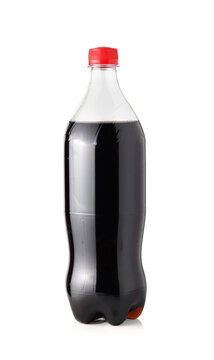 Cola bottle isolated on white background