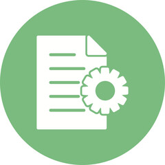 Fototapeta premium Content Management Icon