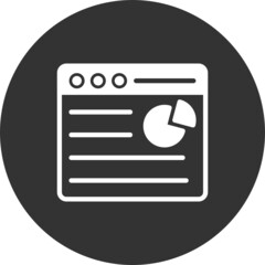 Fototapeta premium Pie Cart Icon