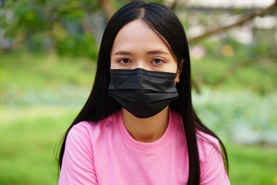  Women Wearing Masks To Prevent The Virus Covid 19