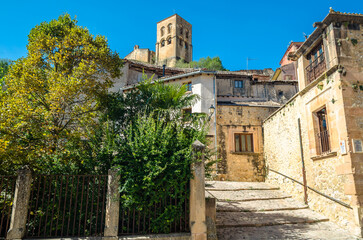 Architecture in the medieval village of Sepulveda, Castile and Leon, Spain