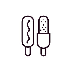 Corn Dog Icon