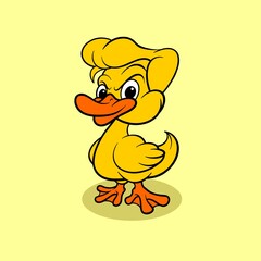 cute duck cartoon