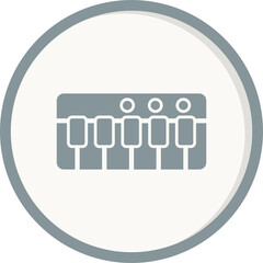 Fototapeta premium Piano Icon
