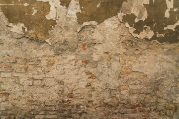 oude bakstenen muur achtergrond detail