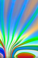 Artwork with all colors and lines