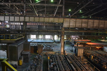 Metallurgical plant workshop