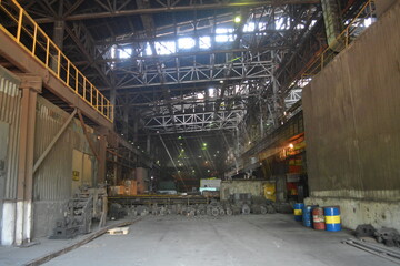 Metallurgical plant workshop