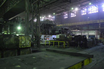 Metallurgical plant workshop