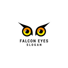 falcon eye logo icon design template .premium vector