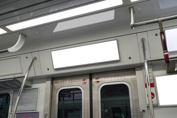 Subway Scenery and Advertising Mockup