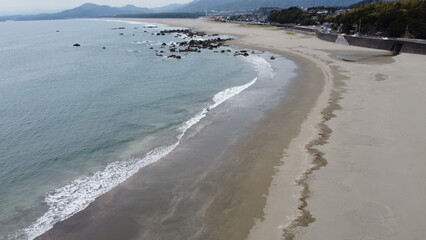 海岸空撮